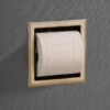 Saniclear Brass Inbouw Toiletrol Houder Zonder Klep Geborsteld Messing - Mat Goud 1 Saniclear Brass Inbouw Toiletrol Houder Zonder Klep Geborsteld Messing - Mat Goud -hotbath winkel saniclear brass inbouw toiletrol houder zonder klep geborsteld messing mat goud sk28386 3