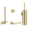 Saniclear Brass Toilet Accessoiresset 4-delig Geborsteld Messing Mat Goud 1 Saniclear Brass Toilet Accessoiresset 4-delig Geborsteld Messing Mat Goud -hotbath winkel saniclear brass toilet accessoiresset 4 delig geborsteld messing mat goud sk38364