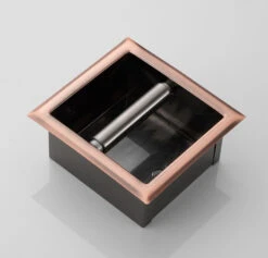 Saniclear Copper Inbouw Toiletrol Houder Zonder Klep Geborsteld Koper -hotbath winkel saniclear copper inbouw toiletrol houder zonder klep geborsteld koper sk28384 1