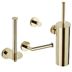 Saniclear Dorado Toilet Accessoire Set 4-delig Goud