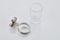 Saniclear Exclusive Glashouder RVS Look -hotbath winkel saniclear exclusive glashouder rvs look sk21975 3