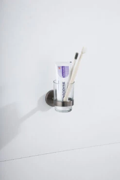 Saniclear Iron Glashouder Verouderd Ijzer - Gunmetal -hotbath winkel saniclear iron glashouder verouderd ijzer gunmetal sk24854 2