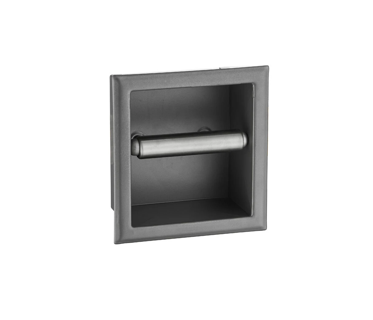 Saniclear Iron Inbouw Toiletrolhouder Zonder Klep Gunmetal - Verouderd Ijzer 6 Saniclear Iron Inbouw Toiletrolhouder Zonder Klep Gunmetal - Verouderd Ijzer - Afbeelding 4