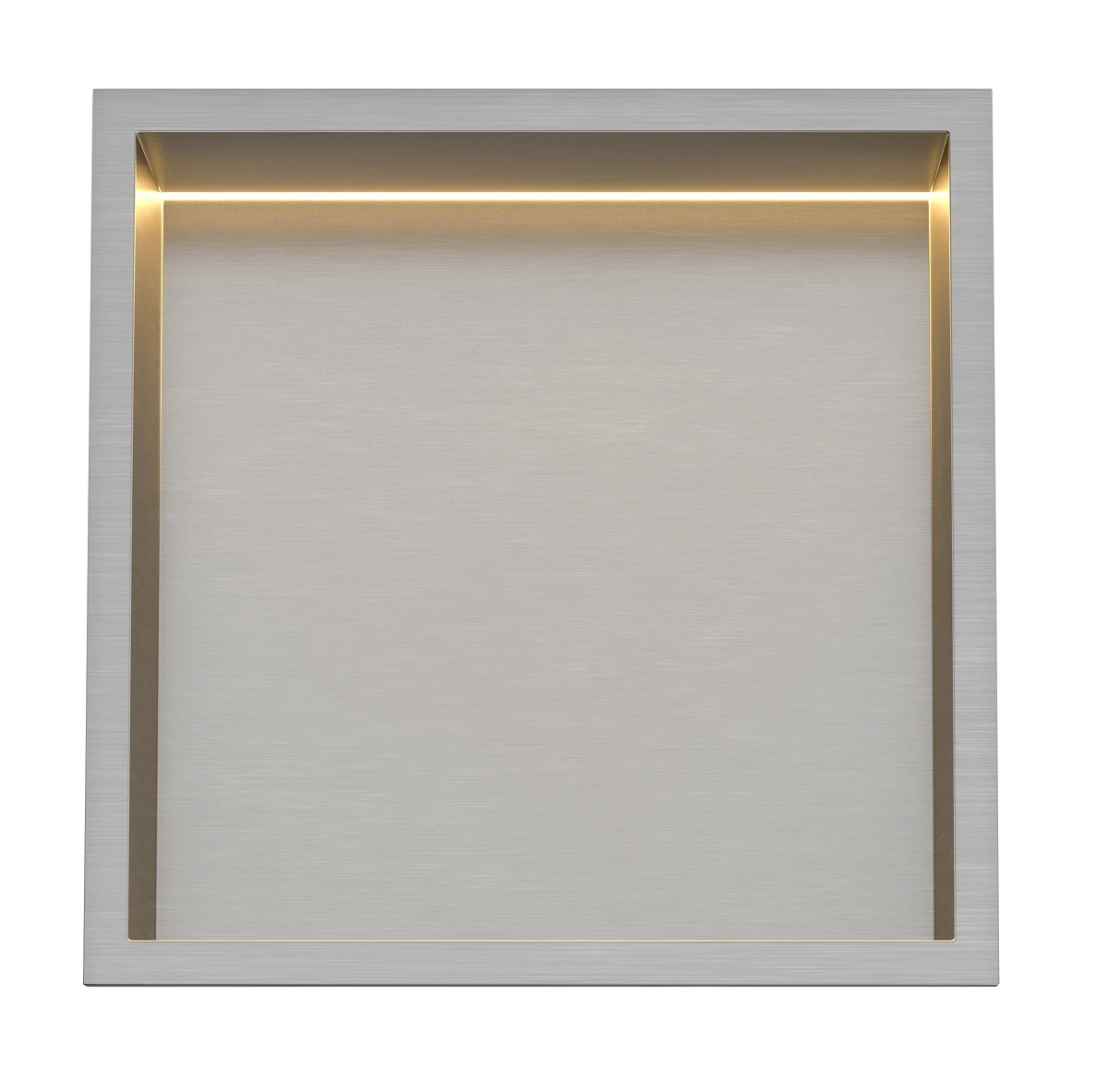 Saniclear Lucio Inbouwnis Met LED Verlichting 30x30cm RVS 5 Saniclear Lucio Inbouwnis Met LED Verlichting 30x30cm RVS - Afbeelding 3