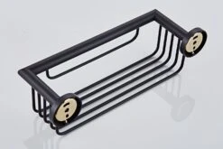 Saniclear Nero Badrek / Doucherek 30cm Mat Zwart 11 Saniclear Nero Badrek / Doucherek 30cm Mat Zwart -hotbath winkel saniclear nero badrek doucherek 25cm mat zwart sk22052 1