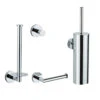 Saniclear Talpa Toilet Accessoiresset 4-delig Chroom 1 Saniclear Talpa Toilet Accessoiresset 4-delig Chroom -hotbath winkel saniclear talpa toilet accessoiresset 4 delig chroom sk38360