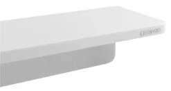 Sapho Abeline Rockstone Plank Met Glas En Zwarte Zeepdispenser 100cm Wit -hotbath winkel sapho abeline rockstone plank met 1 glas en 1 zeepdispenser 100x7 2x100cm wit en zwart sk76445 2