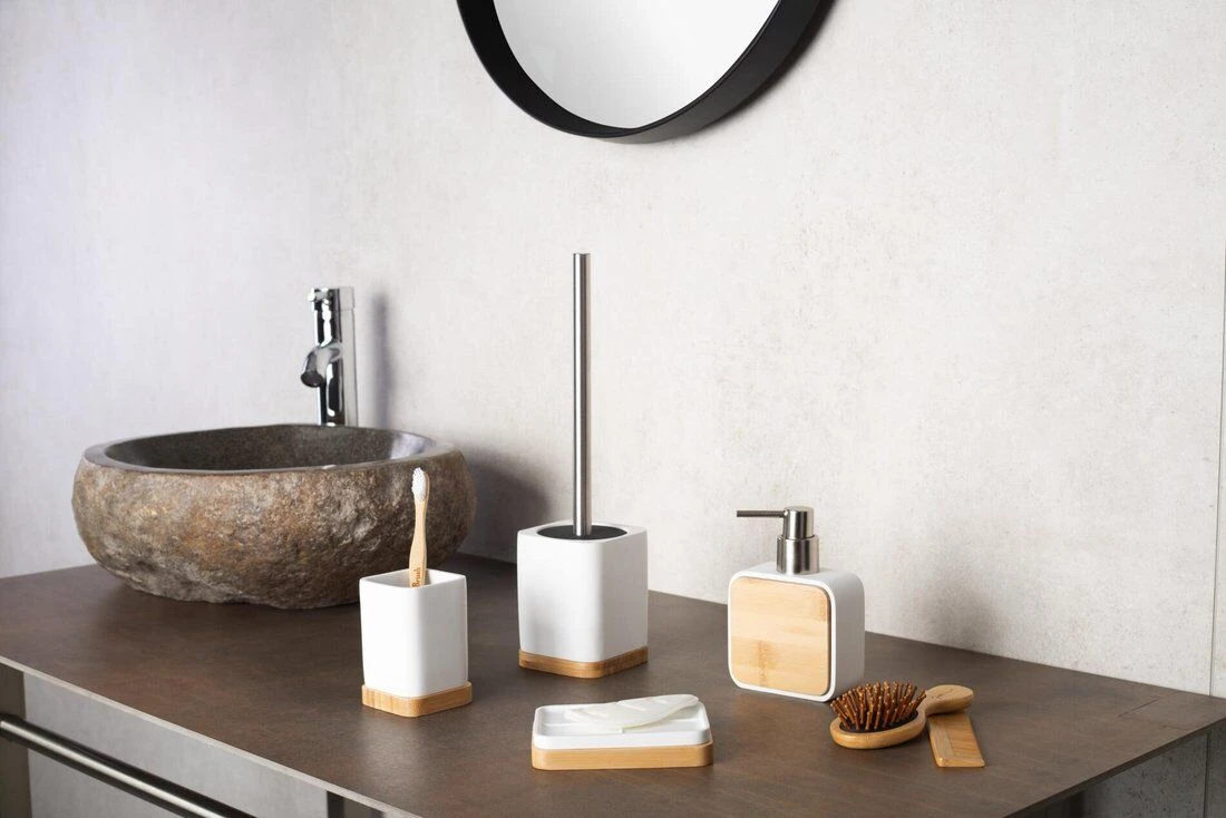 Sapho Amara Toiletborstel Wit 4 Sapho Amara Toiletborstel Wit - Afbeelding 2