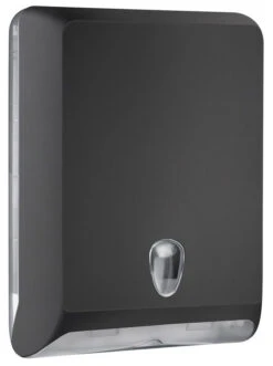 Sapho Colored Dispenser Voor Papieren Handdoeken 30x40x13cm Mat Zwart