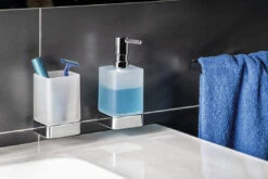 Sapho Everest Hangende Glashouder Met Glas Chroom -hotbath winkel sapho everest hangende glashouder met glas chroom sk25034 2