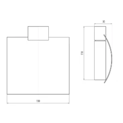 Sapho Everest Toiletrolhouder Met Klep Chroom -hotbath winkel sapho everest toiletrolhouder met klep chroom sk25036 1