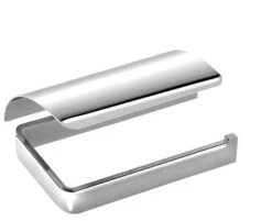 Sapho Everest Toiletrolhouder Met Klep Chroom -hotbath winkel sapho everest toiletrolhouder met klep chroom sk25036 2