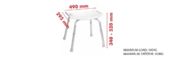 Sapho Handicap Badkruk 52x49cm Wit -hotbath winkel sapho handicap badkruk 52x49cm wit sk72889 1