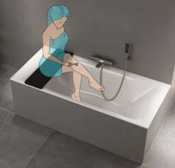 Sapho Universal Badplank Met Zitmogelijkheid 80x25cm Zwart -hotbath winkel sapho universal badplank met zitmogelijkheid 80x25cm zwart sk47823 3