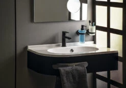 Sapho X-Round Glashouder Met Glas Zwart 10 Sapho X-Round Glashouder Met Glas Zwart -hotbath winkel sapho x round glashouder met glas zwart sk30888 2