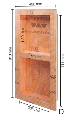Schlüter Kerdi Inbouwnis 30x71cm 6 Schlüter Kerdi Inbouwnis 30x71cm - Afbeelding 4