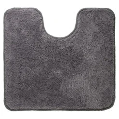 Sealskin Angora Toiletmat Polyester 55x60cm Grijs