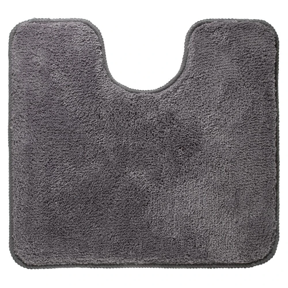 Sealskin Angora Toiletmat Polyester 55x60cm Grijs 3 Sealskin Angora Toiletmat Polyester 55x60cm Grijs