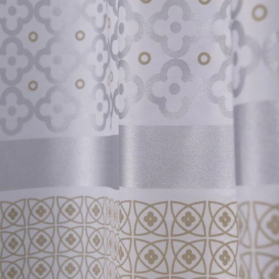 Sealskin Douchegordijn Marrakech 100% Polyester Zilver Print 180x200 Cm 4 Sealskin Douchegordijn Marrakech 100% Polyester Zilver Print 180x200 Cm - Afbeelding 2