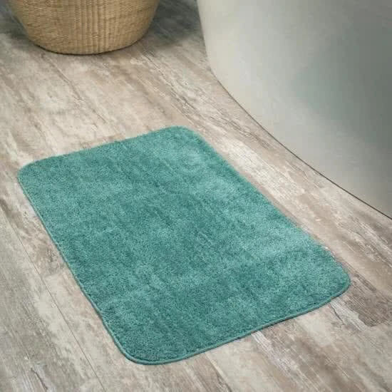 Sealskin Doux Badmat Polyester 50x80 Cm Aqua 4 Sealskin Doux Badmat Polyester 50x80 Cm Aqua - Afbeelding 2