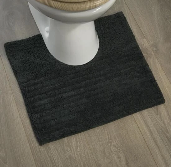 Sealskin Essence Toiletmat Katoen 45x50 Cm Antraciet 3 Sealskin Essence Toiletmat Katoen 45x50 Cm Antraciet