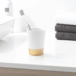 Sealskin Glossy Beker Kunststof Goud