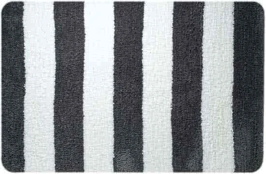 Sealskin Linje Badmat Polyester 60x90 Cm Grijs 5 Sealskin Linje Badmat Polyester 60x90 Cm Grijs - Afbeelding 3