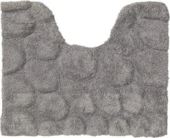 Sealskin Pebbles Toiletmat Katoen 50x60 Cm Grijs 5 Sealskin Pebbles Toiletmat Katoen 50x60 Cm Grijs -hotbath winkel sealskin pebbles toiletmat katoen 50x60 cm grijs 294416414 1