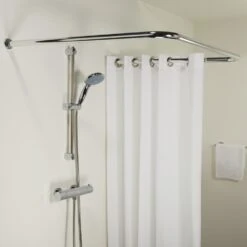 Alternative view of Sealskin Seallux Douchegordijnstang Combi 90 Cm Chroom