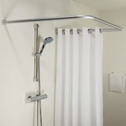 Alternative view of Sealskin Seallux Douchegordijnstang Combi 90 Cm Mat Alu