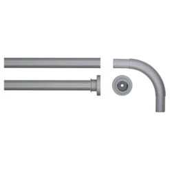 Sealskin Seallux Douchegordijnstang Hoek 90x90 Cm Mat Alu -hotbath winkel sealskin seallux douchegordijnstang hoek 90x90 cm mat alu 276666205 1