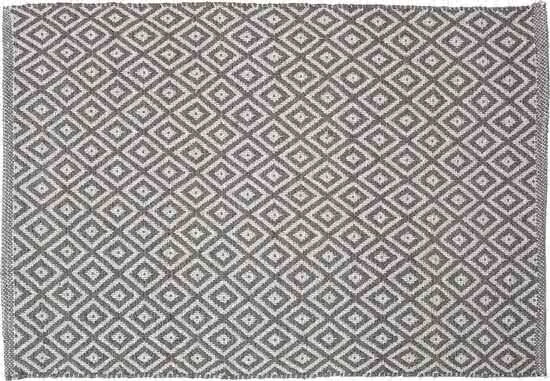 Sealskin Trellis Badmat Katoen 60x90 Grijs 6 Sealskin Trellis Badmat Katoen 60x90 Grijs - Afbeelding 4