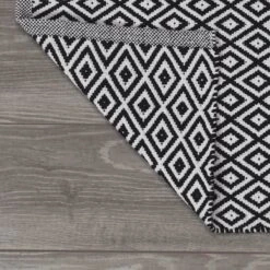 Sealskin Trellis Badmat Katoen 60x90 Zwart