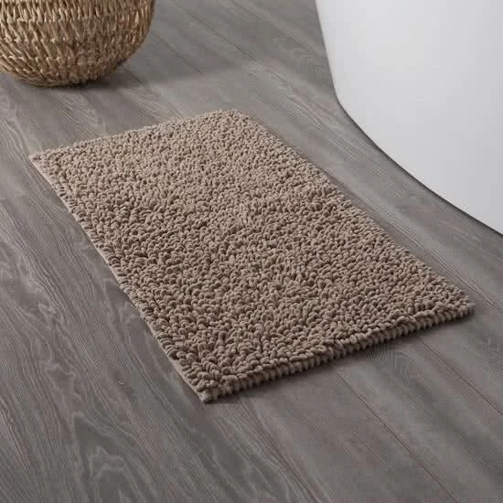 Sealskin Twist Badmat Microfiber 60x120 Zand 4 Sealskin Twist Badmat Microfiber 60x120 Zand - Afbeelding 2