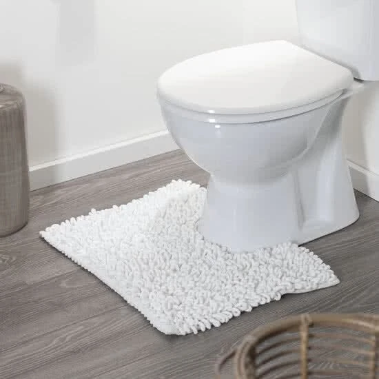 Sealskin Twist Toiletmat Microfiber 45x50 Wit 4 Sealskin Twist Toiletmat Microfiber 45x50 Wit - Afbeelding 2