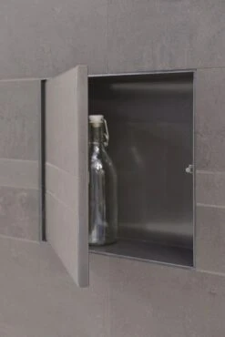 LoooX T-Box Inbouwnis Betegelbaar 30x30x14cm Antraciet -hotbath winkel tbox 1