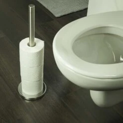 Alternative view of Tiger Boston Toiletrolstandaard RVS Geborsteld