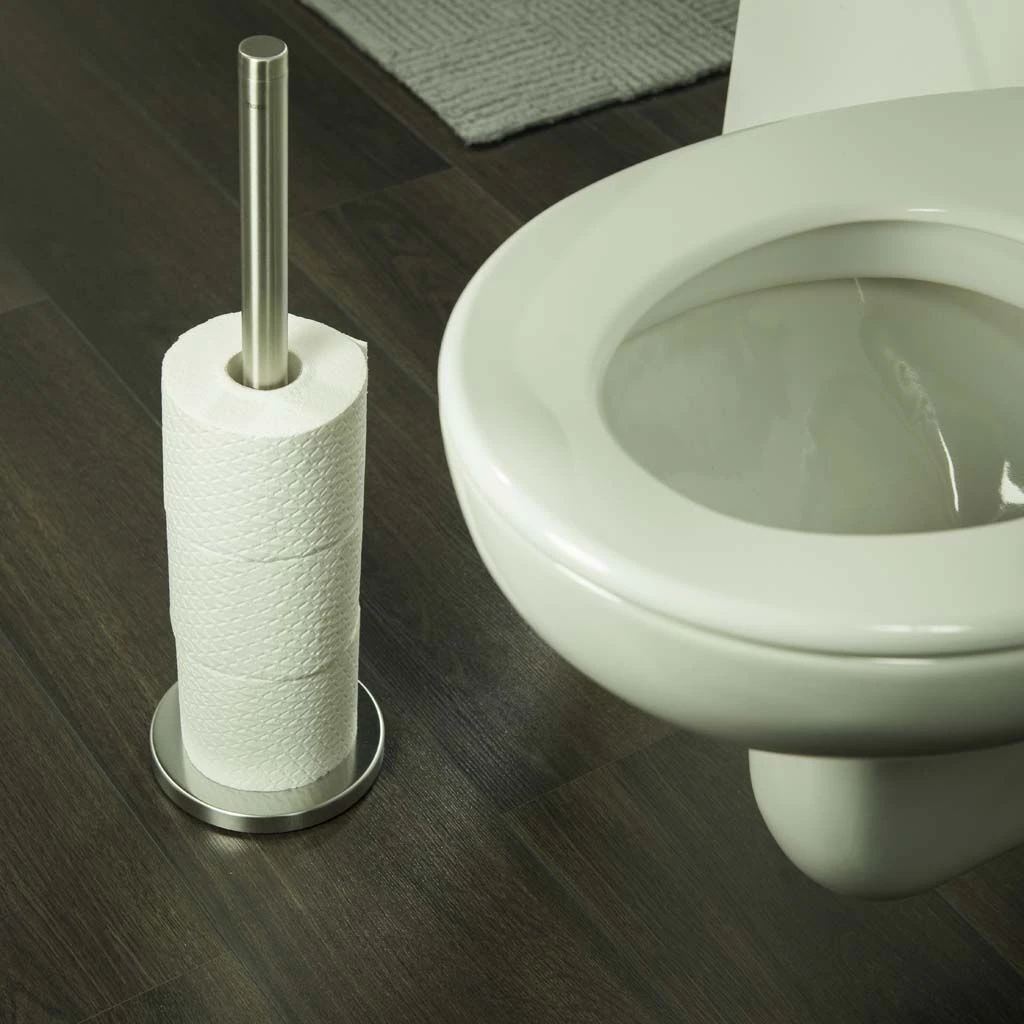 Tiger Boston Toiletrolstandaard RVS Geborsteld 4 Tiger Boston Toiletrolstandaard RVS Geborsteld - Afbeelding 2
