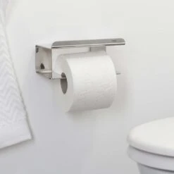Tiger Colar Toiletrolhouder Met Planchet RVS Gepolijst -hotbath winkel tiger colar toiletrolhouder met planchet rvs gepolijst 1314230346 4