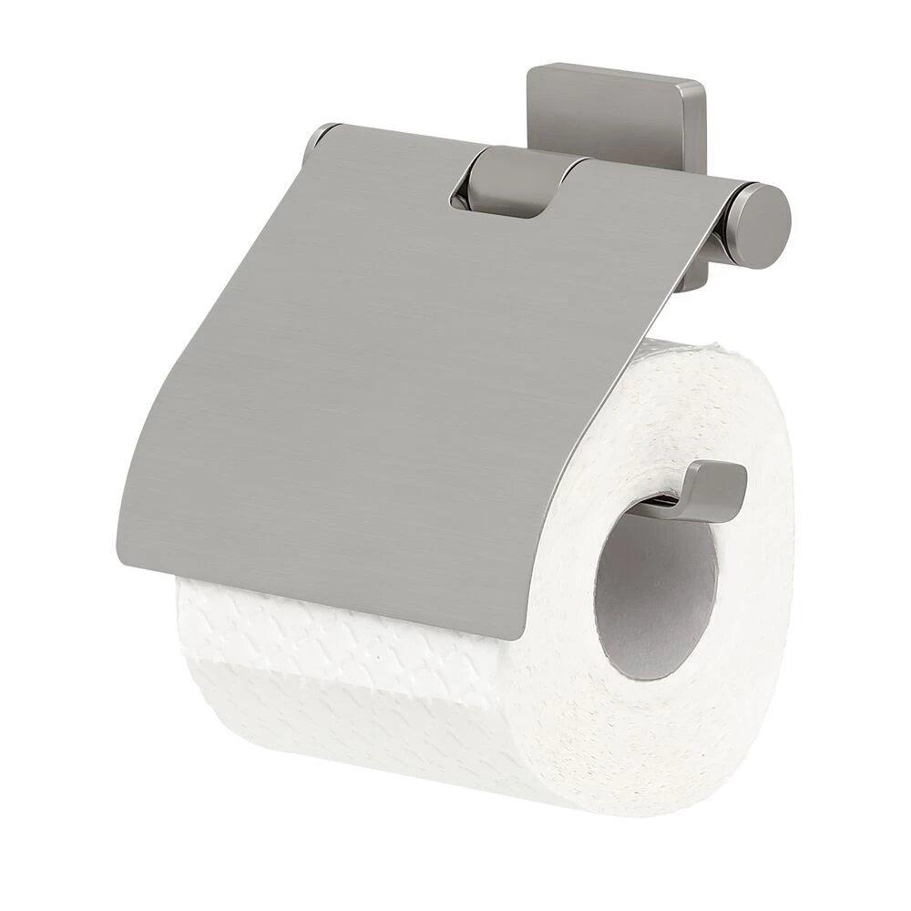Tiger Dock Toiletrolhouder Met Klep RVS 3 Tiger Dock Toiletrolhouder Met Klep RVS
