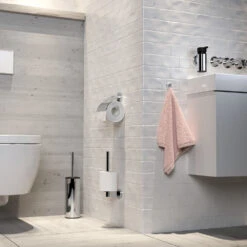 Tiger Noon Toiletborstel Met Houder Vrijstaand Chroom -hotbath winkel tiger noon toiletborstel met houder vrijstaand rvs 1322530346 5