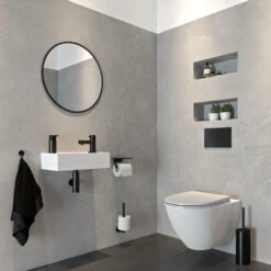 Tiger Noon Toiletborstel Met Houder Vrijstaand Zwart 12 Tiger Noon Toiletborstel Met Houder Vrijstaand Zwart -hotbath winkel tiger noon toiletborstel met houder vrijstaand rvs 1322530746 3