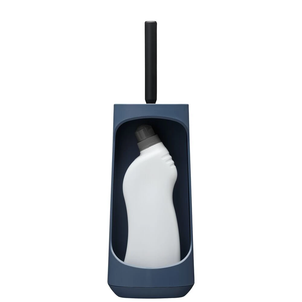 Tiger Tess Toiletborstelhouder Met Opbergfunctie Vrijstaand En Swoop Borstel Flexibel Blauw/zwart 4 Tiger Tess Toiletborstelhouder Met Opbergfunctie Vrijstaand En Swoop Borstel Flexibel Blauw/zwart - Afbeelding 2