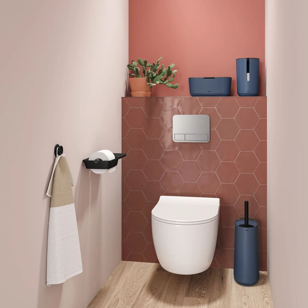 Tiger Tess Toiletborstelhouder Met Opbergfunctie Vrijstaand En Swoop Borstel Flexibel Blauw/zwart 7 Tiger Tess Toiletborstelhouder Met Opbergfunctie Vrijstaand En Swoop Borstel Flexibel Blauw/zwart - Afbeelding 5