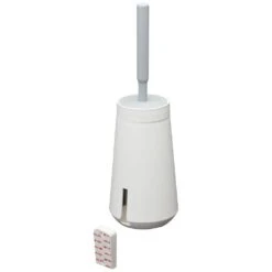 Tiger Tess Toiletborstelhouder Met Swoop Borstel Flexibel Wit/lichtgrijs -hotbath winkel tiger tess toiletborstelhouder met swoop borstel flexibel wit lichtgrijs 1329420146 3