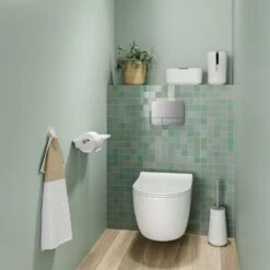 Tiger Tess Toiletborstelhouder Met Swoop Borstel Flexibel Wit/lichtgrijs -hotbath winkel tiger tess toiletborstelhouder met swoop borstel flexibel wit lichtgrijs 1329420146 7
