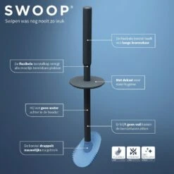 Tiger Tess Toiletborstelhouder Met Swoop Borstel Flexibel Zwart/antraciet -hotbath winkel tiger tess toiletborstelhouder met swoop borstel flexibel zwart antraciet 1329420746 1