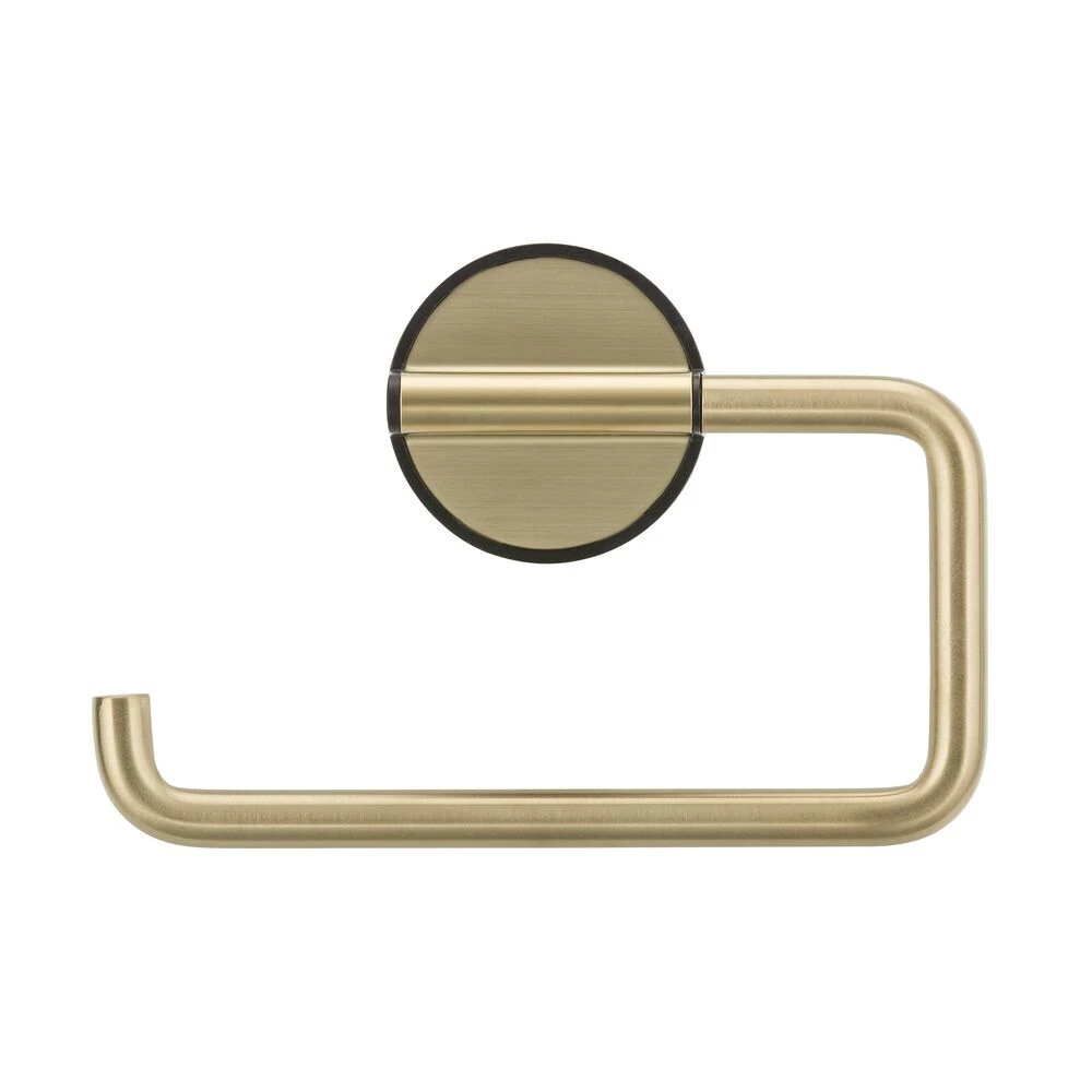 Tiger Tune Toiletrolhouder Messing Geborsteld / Zwart 6 Tiger Tune Toiletrolhouder Messing Geborsteld / Zwart - Afbeelding 4