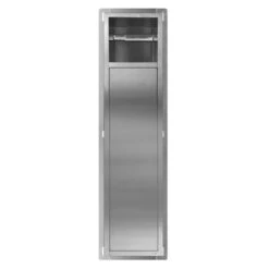 LoooX Closed Inbouw Closetborstelgarnituur Met Toiletrolhouder RVS -hotbath winkel wc borstelhouder cl7 gesloten 788x788 1