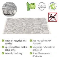 Wenko Badmat Abai 50x80cm Gerecycled PES Grijs Licht 17 Wenko Badmat Abai 50x80cm Gerecycled PES Grijs Licht -hotbath winkel wenko badmat abai 50x80cm gerecycled pes grijs licht sk64308 12